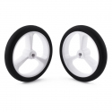 Wheel 40×7mm Pair - White