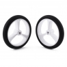 Wheel 40×7mm Pair - White