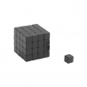 Magnet Bloc din Neodim 5x5x5 mm Placat cu Aur N48