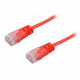 Cablu de Retea, Ultra Plat, CAT6, Rosu, 2 m