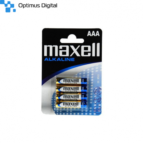 Set of 4 LR03 / AAA Maxell Alkaline Batteries