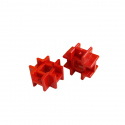 Conector Tip Cruce pentru Barele de Plastic