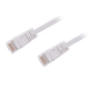 Cablu de Retea, Ultra Plat, CAT6, Alb, 2 m