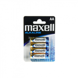 Set of 4 Maxell LR6 / AA Alkaline Batteries
