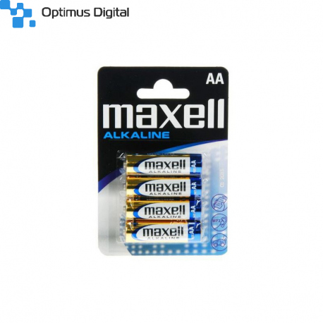 Set of 4 Maxell LR6 / AA Alkaline Batteries