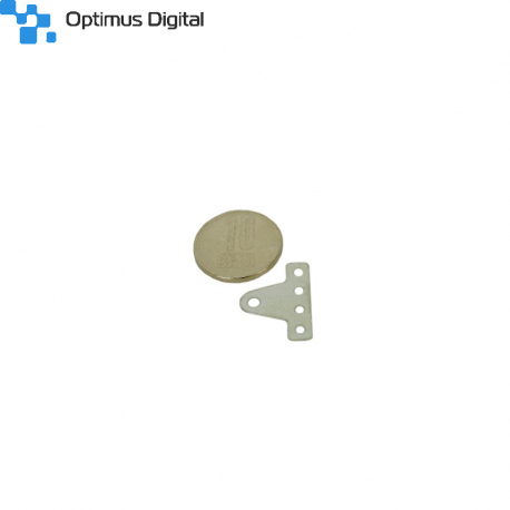 Placă de Prindere Triunghiulară Neîndoită 20x15 mm