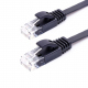 RJ45 CAT6 0.5 m Black Flat Network Cable