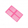 Drilled Plastic Panel - Pink