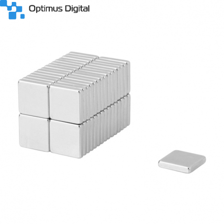 Magnet Bloc din Neodim 10x10x2 mm N38