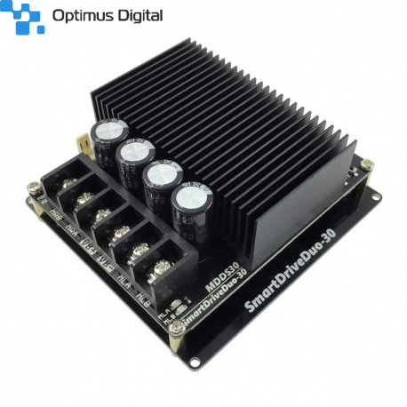 Driver de Motoare DC SmartDrive cu 2 Canale 30Amp 7V-35V