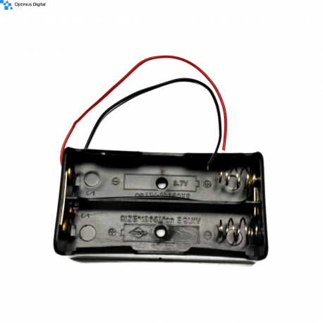 Suport de Baterii 2 x 18650, conectare in paralel
