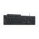 Compact multimedia keyboard, USB, US layout, black