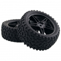 Set of 4 Black Wheels