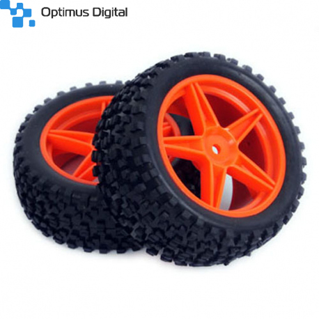 Set of 4 Red Wheels