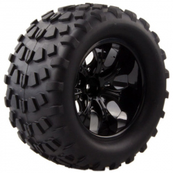 Set of 4 Black Wheels