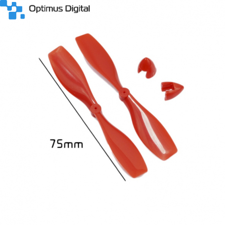 Elice Roșie de 75 mm cu Gaură de 1 mm