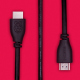 Raspberry Pi HDMI-HDMI Black Cable 1 m