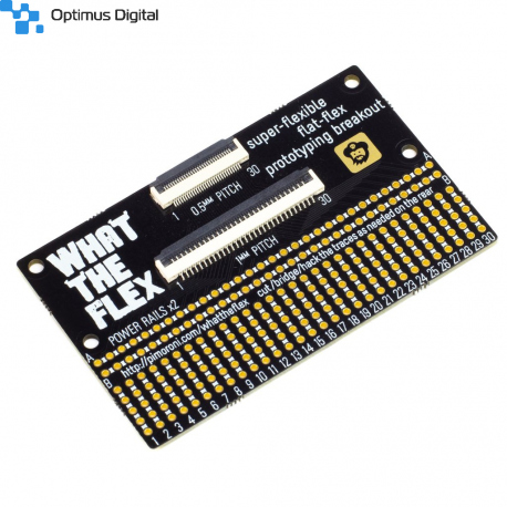 What The Flex - Placa Adaptoare de la Header 2.54 mm la Cablu Flex 30 pini