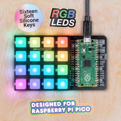 Tastatura 4x4 Luminata Pico RGB Keypad Base pentru Raspberry Pi Pico