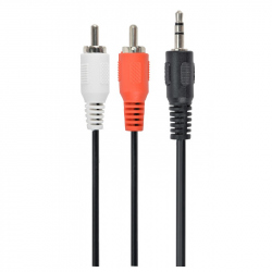 3.5 mm Stereo to RCA Plug Cable, 2.5 m