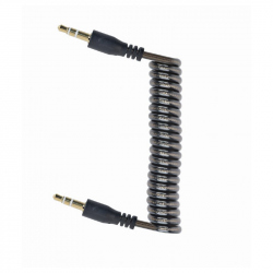 3.5 mm Stereo Spiral Audio Cable, 1.8 m