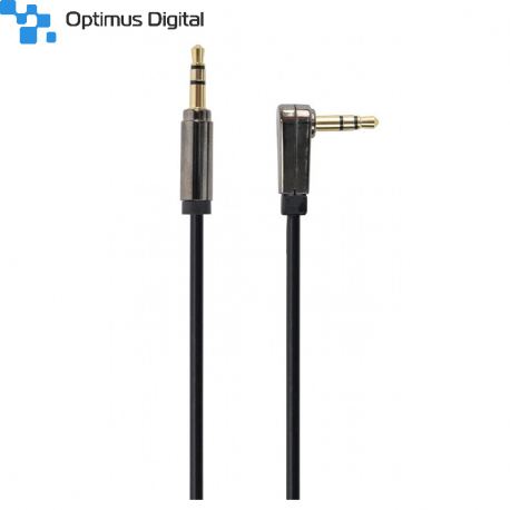 Right Angle 3.5 mm Stereo Audio Cable, 0.75 m