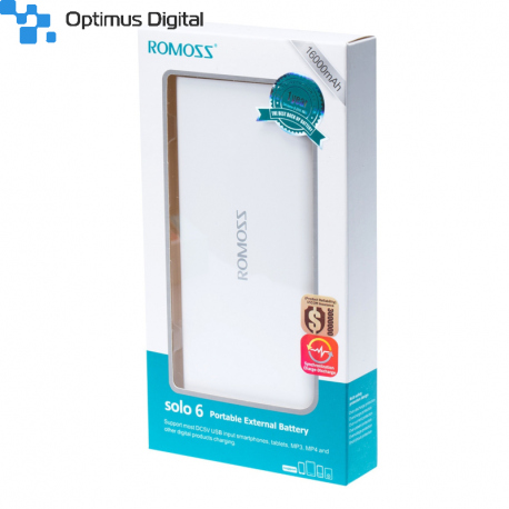 Powerbank Romoss Solo 6 16000 mAh