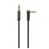 Right Angle 3.5 mm Stereo Audio Cable, 1 m