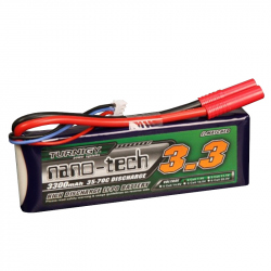 LiPo Nano-Tech 3300 mAh 2S 35~70C Battery (7.4 V)