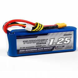 LiPo Turnigy 1250 mAh 3S 30C Battery (11.1 V)