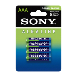 Set de 4 Baterii Alcaline Sony LR03 (AM4L-B4D)