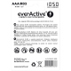 Ni-MH R03 / AAA 1050 mAh EverActive Set 4 Batteries