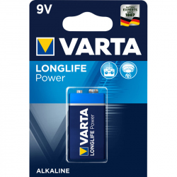 ﻿9V Alkaline Battery Varta 6LR61 4922