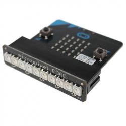 Shield micro:pixel cu 10 LED-uri adresabile WS2812B pentru BBC micro:bit