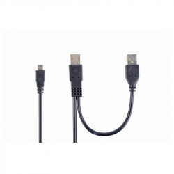 Cablu Y Alimentare USB 2.0 LA Mini USB-B 0.9M