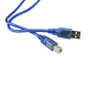 1.5 m USB AM to BM Blue Cable for Arduino Mega and Uno