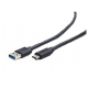 Cablu USB 3.0 AM la Tip-C (AM/CM), 0.1 m