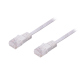 UTP Flat Cable, CAT6, White, 0.5 m