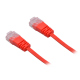 UTP Flat Cable, CAT6, Red, 0.3 m