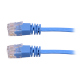 Cablu de Retea, Ultra Plat, CAT6, Albastru 0.5 m