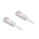 UTP Flat Cable, CAT6, White, 0.3 m