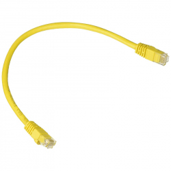 Cablu UTP CAT 5E Rotund de 1.5 m Galben