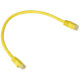 UTP CAT 5E Round Yellow Cable 0.3 m