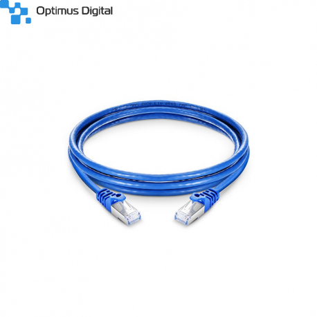 15 meters CAT7 SFTP Patch Cable Blue