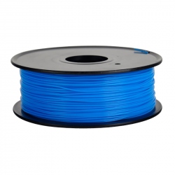 Filament pentru Imprimanta 3D 1.75 mm PLA 1 kg - Albastru Fluorescent