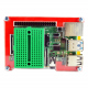 Carcasă Multicoloră cu Mini Breadboard Verde pentru Raspberry Pi 4