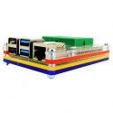Carcasă Multicoloră cu Mini Breadboard Verde pentru Raspberry Pi 4
