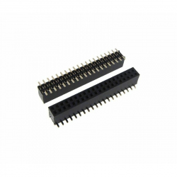 2 x 20p 1.27 mm SMD Female Pin Header