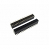 Header de Pini Mamă SMD de 1.27 mm 2 x 20p