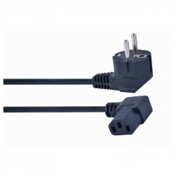 Power Cord (Right Angled C13), VDE Approved, 6 ft